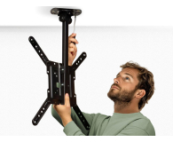 Hama Uchwyt Sufitowy do TV VESA 400x400 obrotowy regulacja 65" - 1516990 - zdjęcie 7